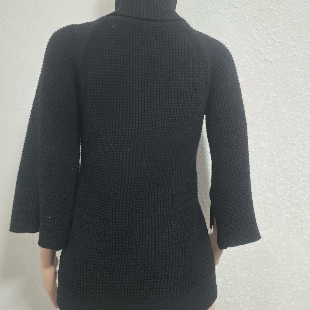 H by Halston Black Cowl Neck Sweater - Picture 5 of 12
